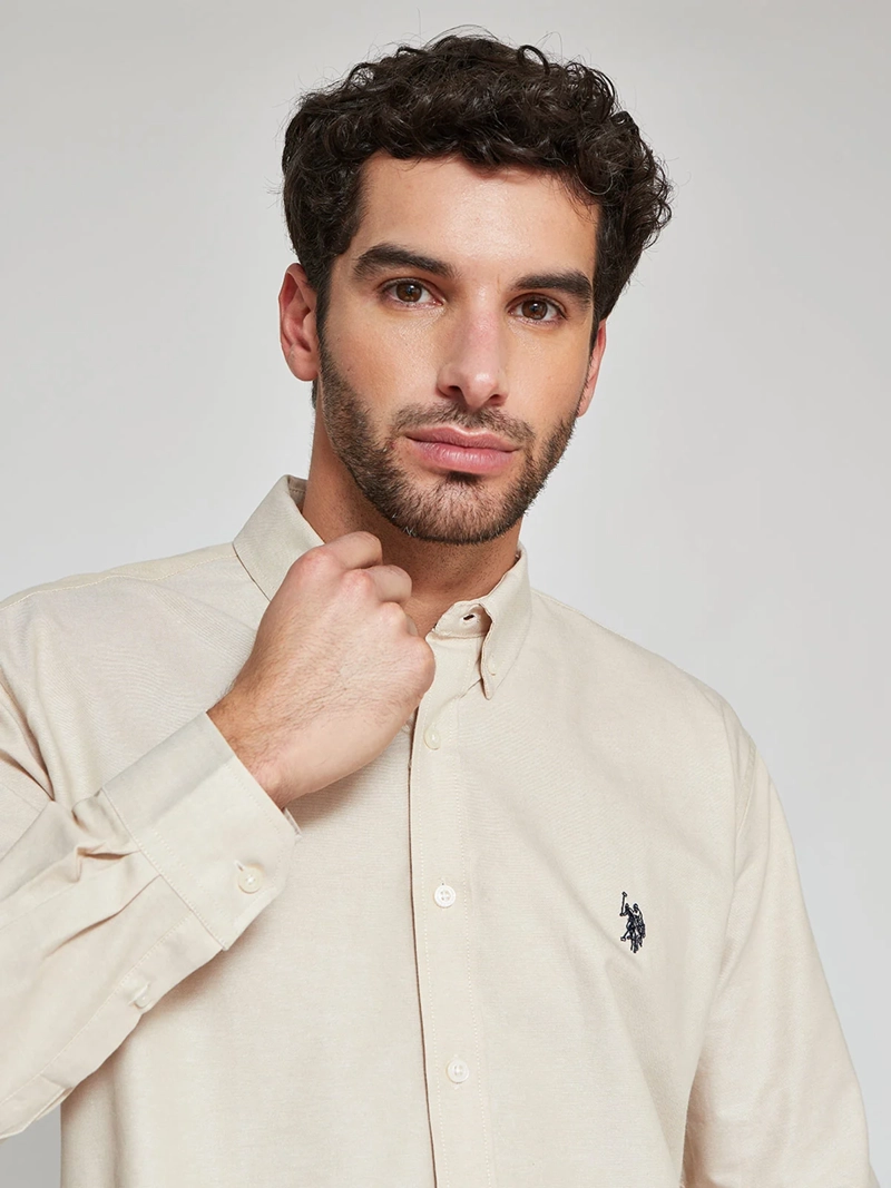 CAMISA HOMBRE US POLO ASSN MANGA LARGA REGULAR - 3