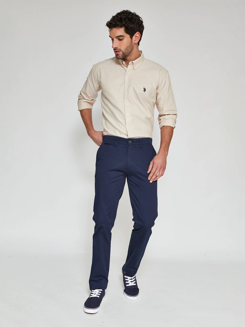CAMISA HOMBRE US POLO ASSN MANGA LARGA REGULAR - 4