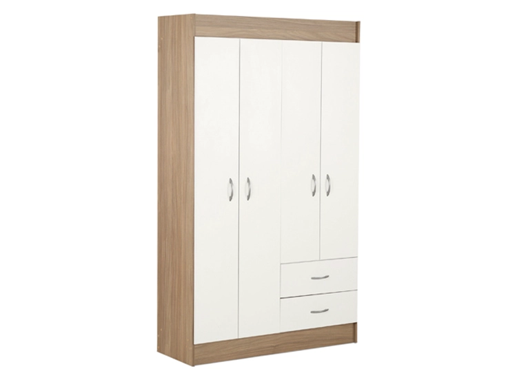 CLOSET STANFORD 4 PUERTAS 2 CAJONES BICOLOR - 1