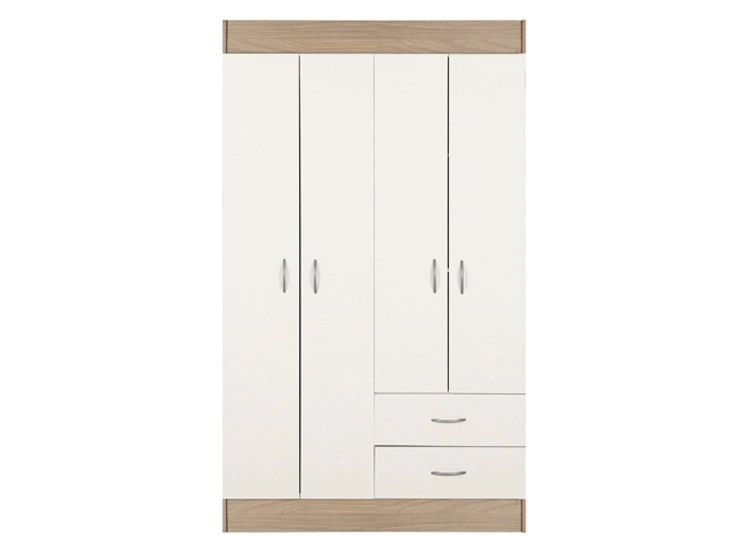 CLOSET STANFORD 4 PUERTAS 2 CAJONES BICOLOR - 2