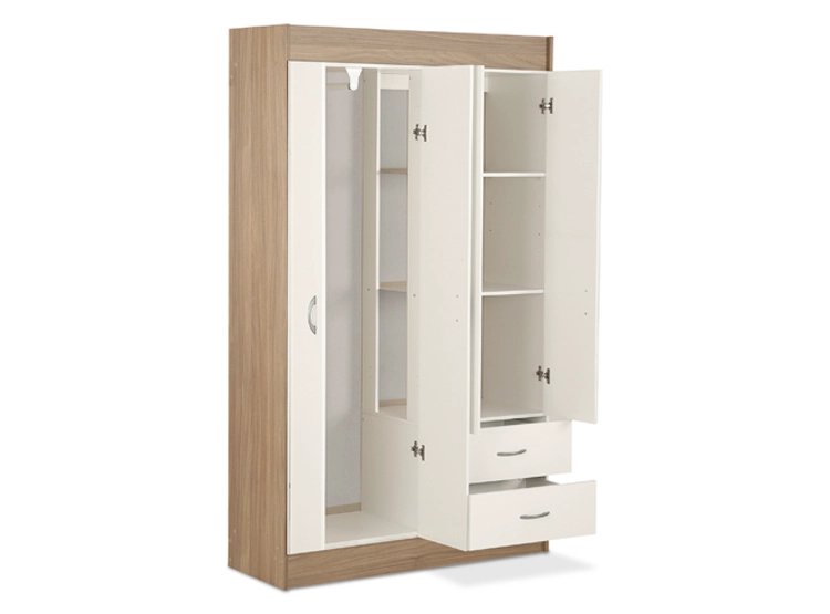 CLOSET STANFORD 4 PUERTAS 2 CAJONES BICOLOR - 4