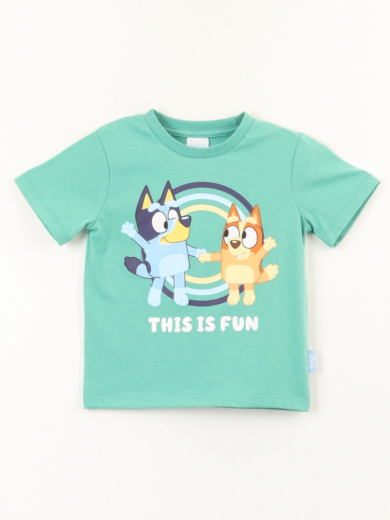 POLERA MANGA CORTA NIÑO BLUEY - 1