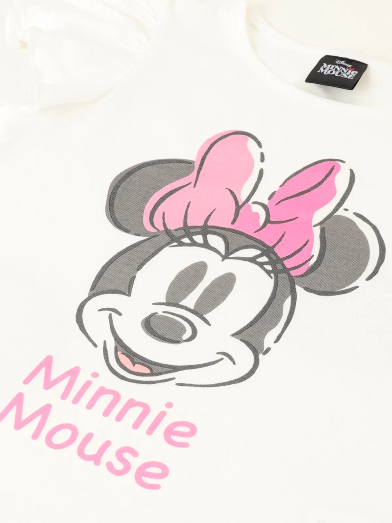 POLERA MANGA CORTA NIÑA MINNIE BLANCO MINNIE MOUSE - 3