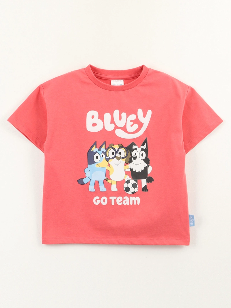 POLERA MANGA CORTA NIÑO BLUEY - 1