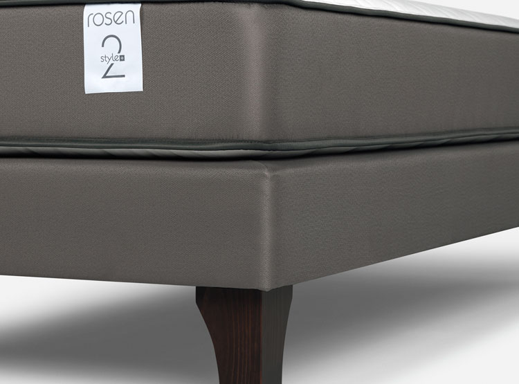 CAMA EUROPEA ROSEN NEW STYLE 2 PLUS 1 PLAZA + RESPALDO FERRARA CAFÉ - 5