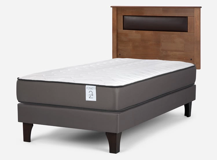CAMA EUROPEA ROSEN NEW STYLE 2 PLUS 1.5 PLAZAS + RESPALDO FERRARA - 2