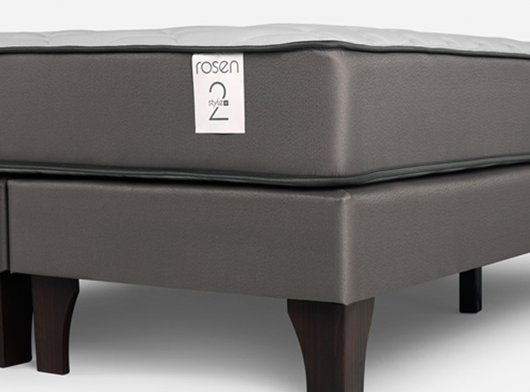 CAMA EUROPEA ROSEN NEW STYLE 2 PLUS KING B/D + SET LUCIO GRIS - 5