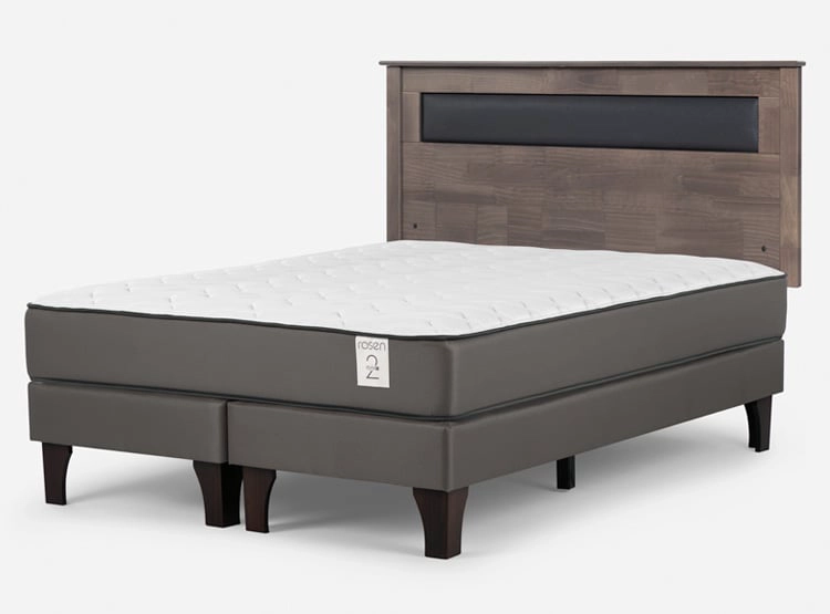 CAMA EUROPEA ROSEN NEW STYLE 2 PLUS 2 PLAZAS B/D + RESPALDO FERRARA - 2