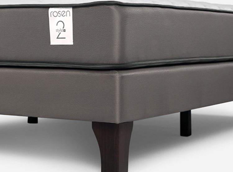 CAMA EUROPEA ROSEN NEW STYLE 2 PLUS 2 PLAZAS B/N + RESPALDO FERRARA CAFÉ - 5