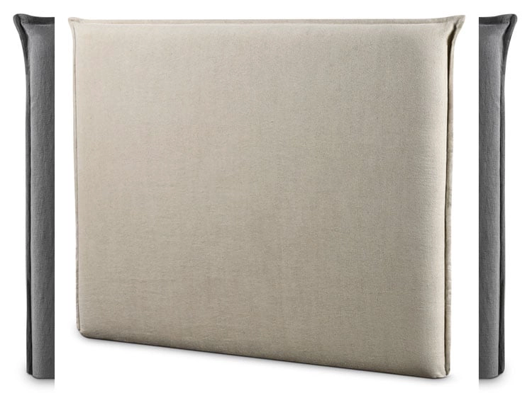 RESPALDO CANON PESTAÑA SÚPER KING LINO BEIGE - 2
