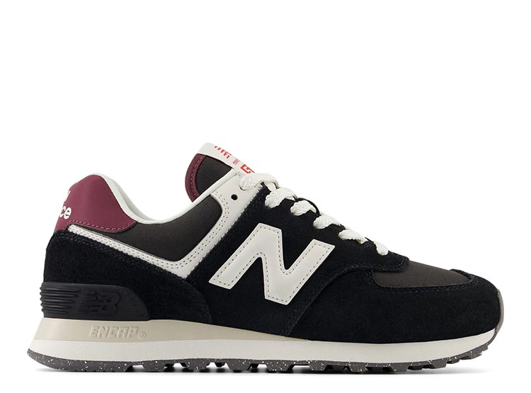 ZAPATILLAS MUJER NEW BALANCE URBANAS NEGRO WL 574 WBE CUERO - 1