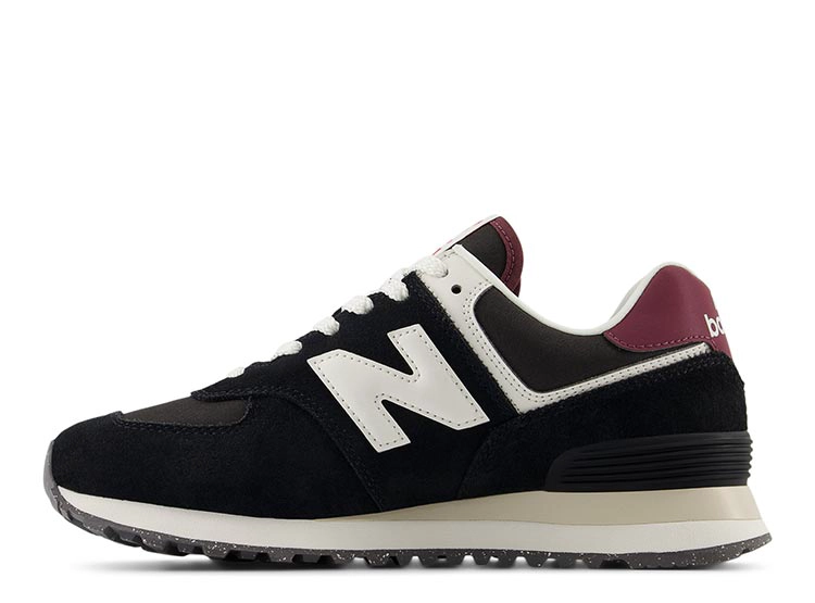 ZAPATILLAS MUJER NEW BALANCE URBANAS NEGRO WL 574 WBE CUERO - 3