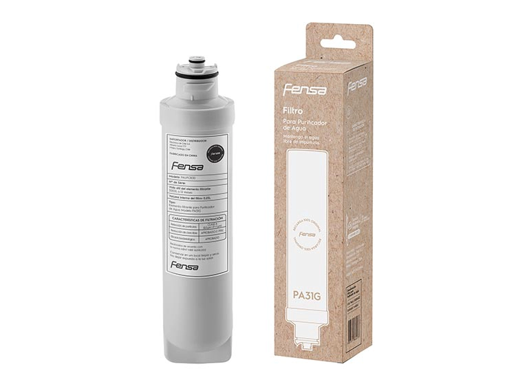 REPUESTO FILTRO DE AGUA FENSA ACQUA CLEAN PURIFICADOR AGUA PA31G/PAUFCB30 - 3