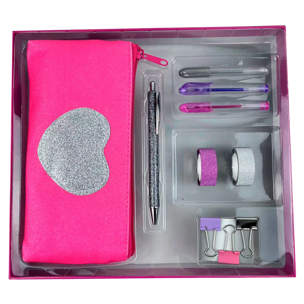 SET HVT ESTUCHE GLITTER C/ACCESORIOS - 2