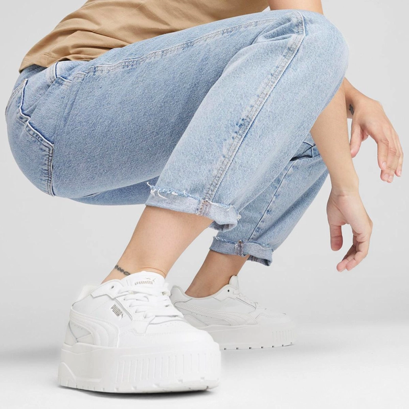 ZAPATILLAS MUJER PUMA URBANAS BLANCO KARMEN II IDOL - 8
