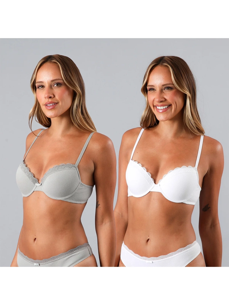 PACK 2 SOSTENES MUJER FLORES PERFECT BALCONET 25494 - 1