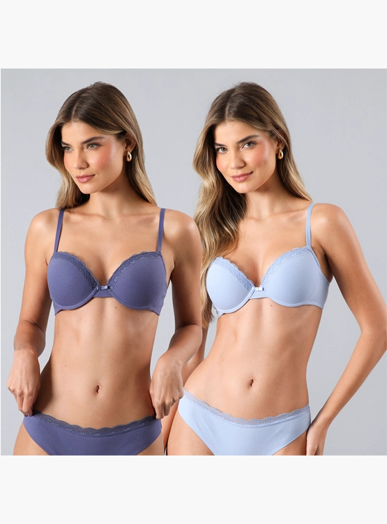 PACK 2 SOSTENES MUJER FLORES PERFECT BALCONET 25494