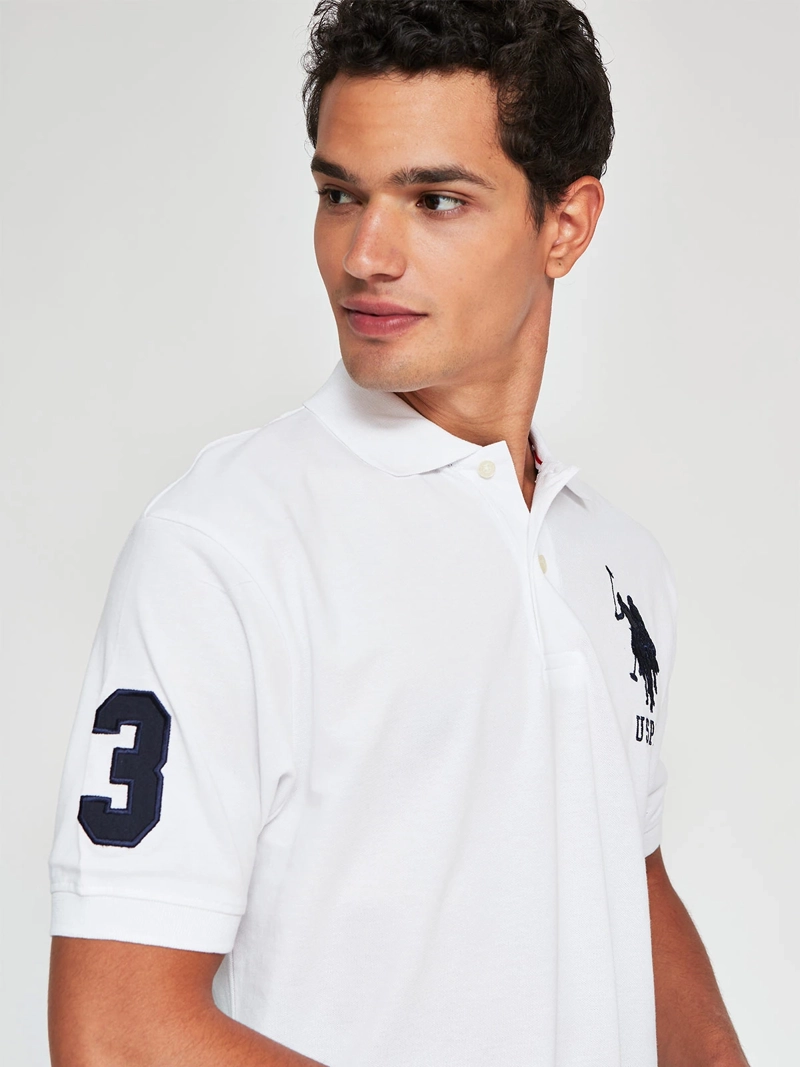 POLERA HOMBRE US POLO ASSN ALGODÓN MANGA CORTA - 3