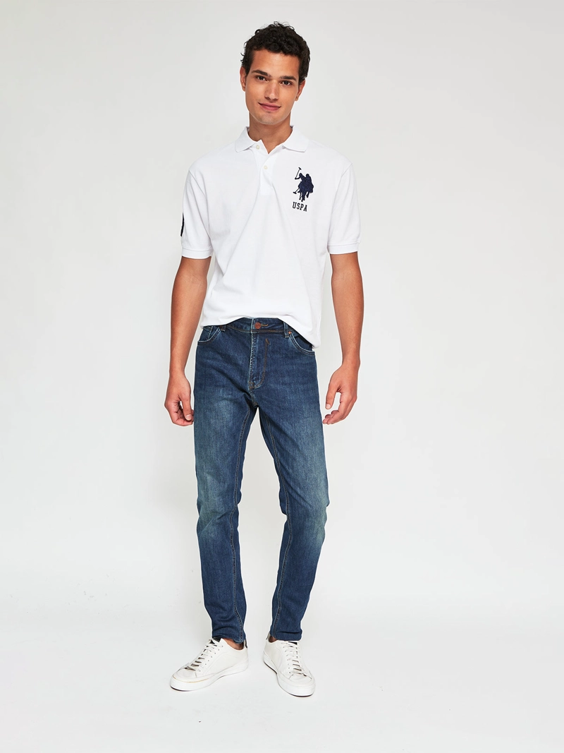 POLERA HOMBRE US POLO ASSN ALGODÓN MANGA CORTA - 4