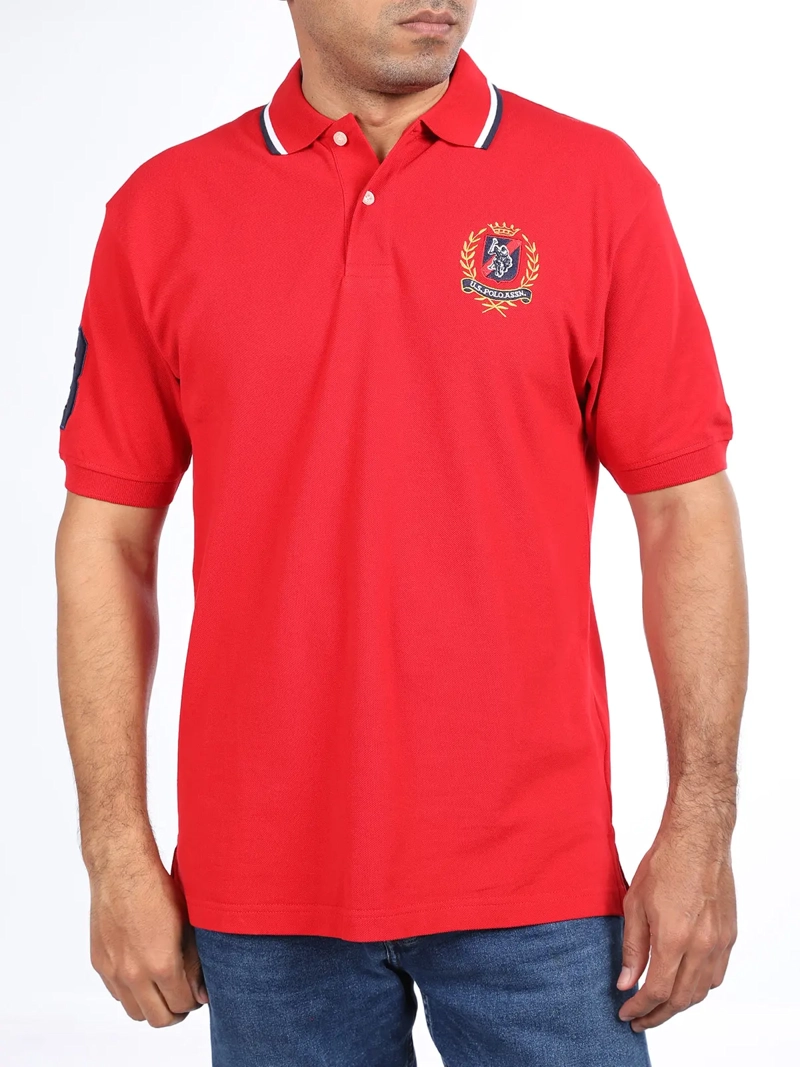 POLERA HOMBRE US POLO ASSN CON LOGO BORDADO - 1