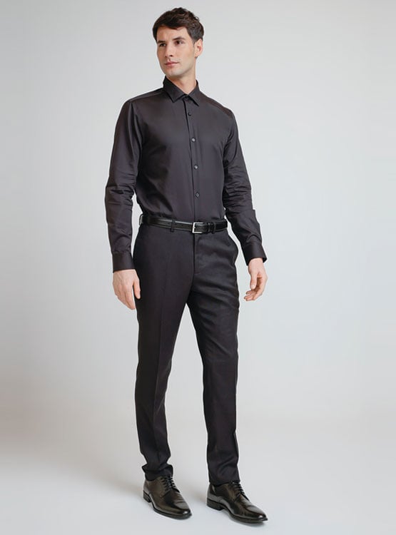 CAMISA MANGA LARGA ALGODÓN HOMBRE PERRY ELLIS - 1