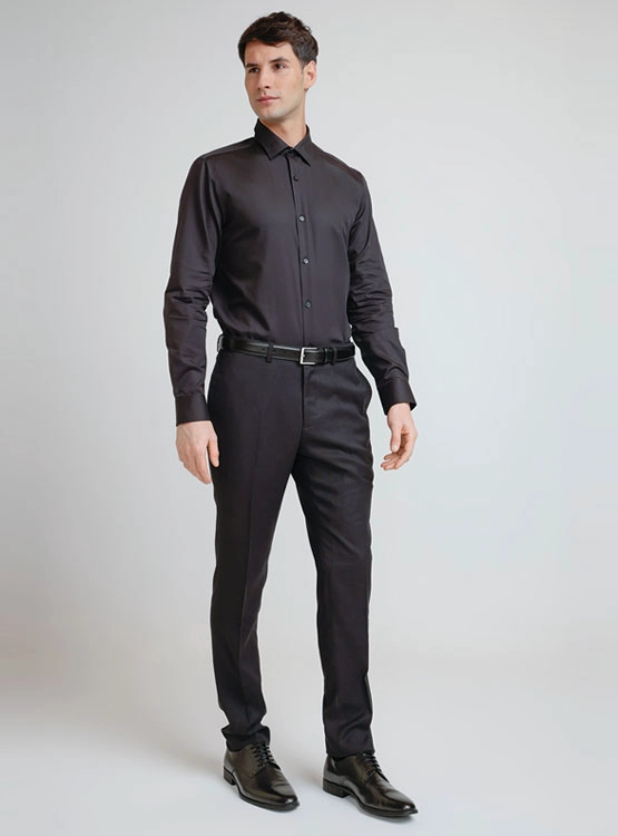 CAMISA MANGA LARGA ALGODÓN HOMBRE PERRY ELLIS - 1