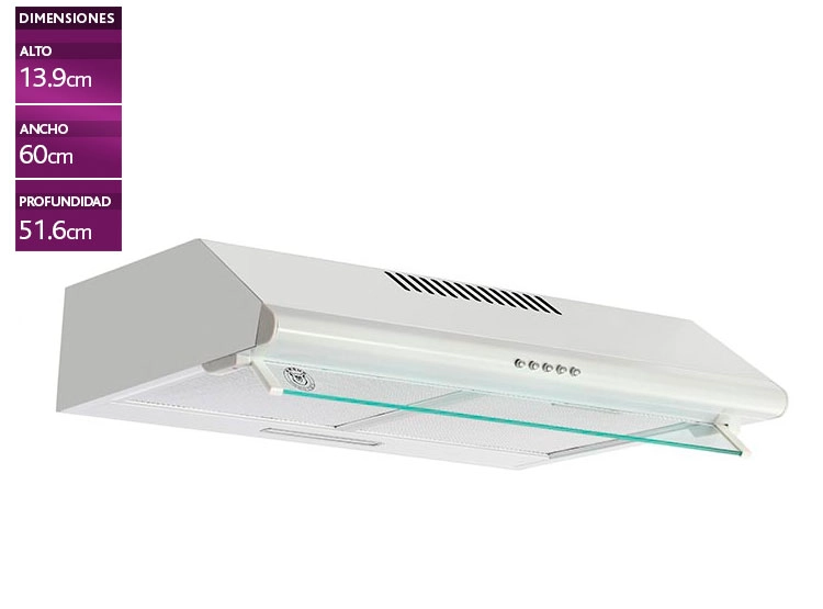 CAMPANA CONVENCIONAL URSUS TROTTER 60CM UT FF-60 BLANCA 1M - 1