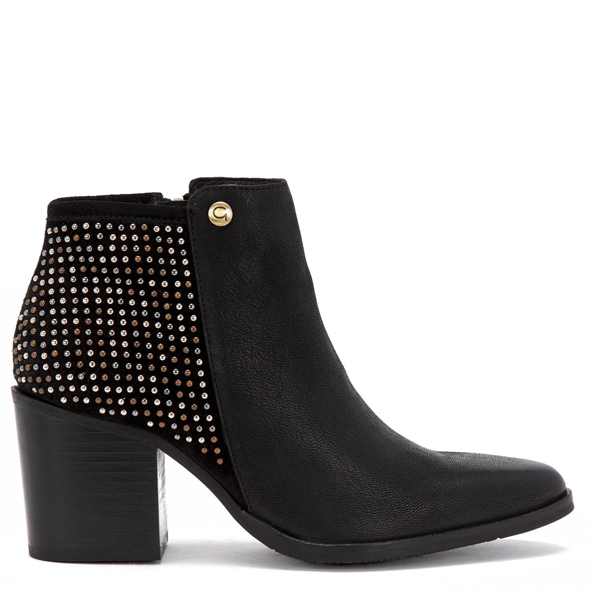 Ripley - BOTINES CUERO MUJER GACEL NEGRO BRUNA