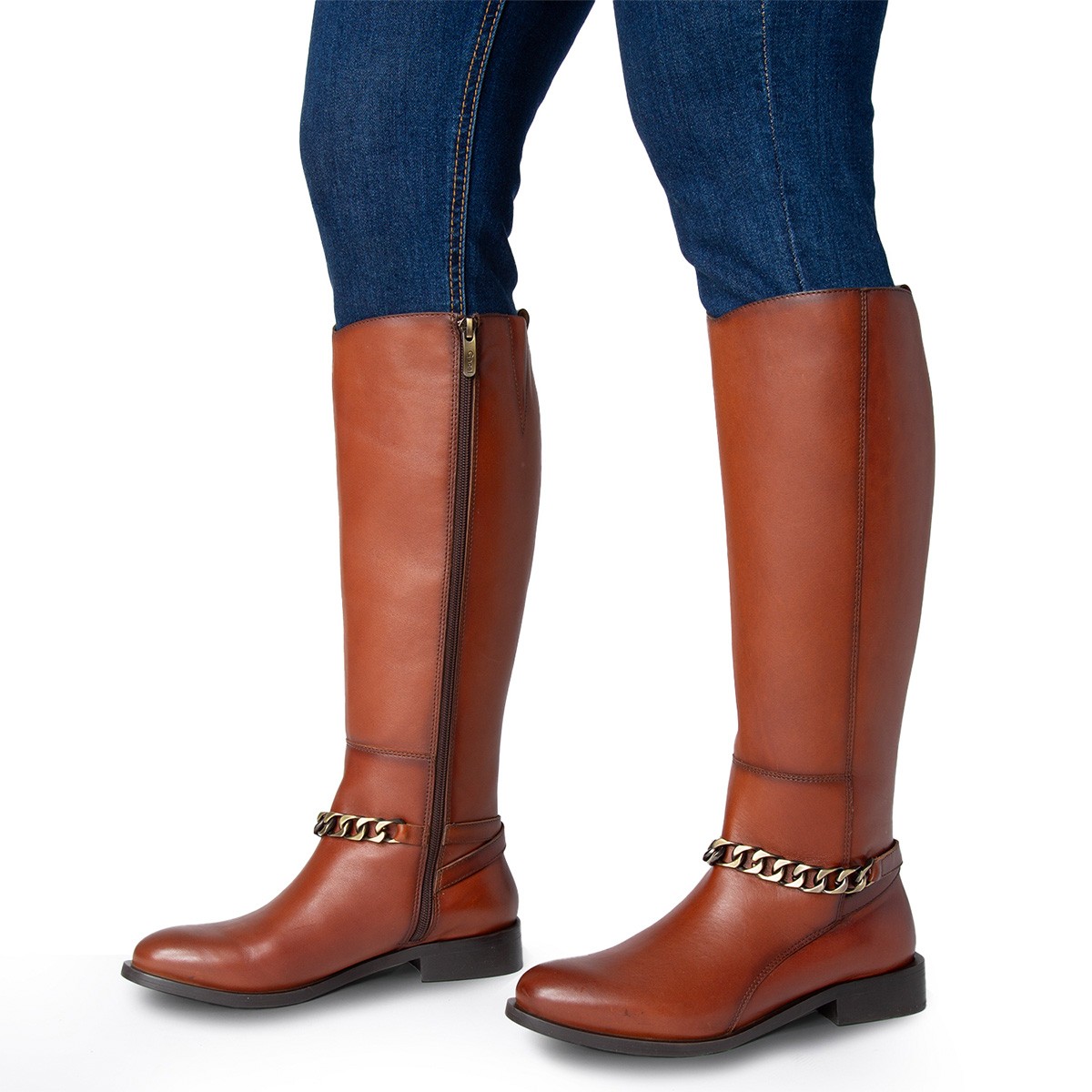 BOTAS CUERO MUJER GACEL DANISA - 2