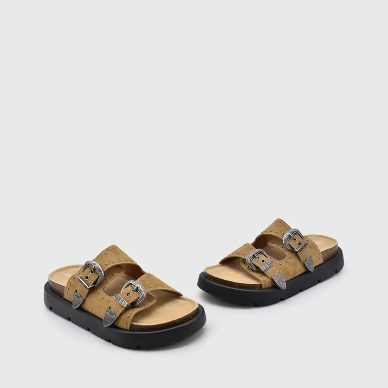 SANDALIAS MUJER BARBADOS CUERO BIKI - 2