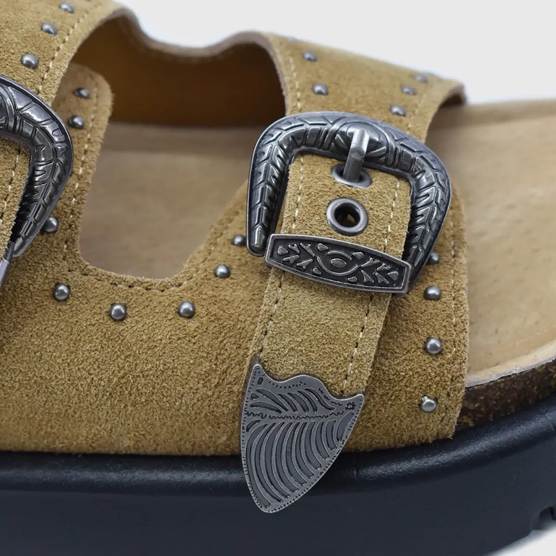 SANDALIAS MUJER BARBADOS CUERO BIKI - 5