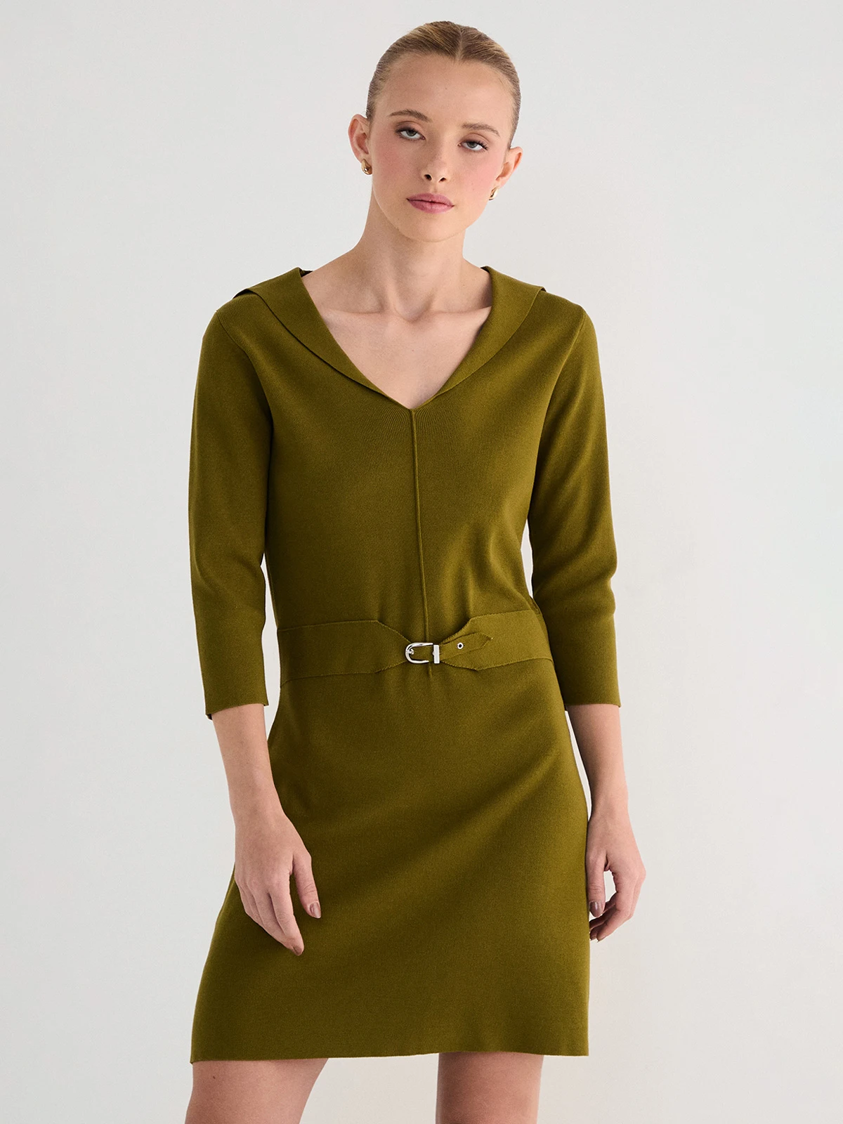 VESTIDO CORTO MUJER ASH ESCOTE EN V - 3