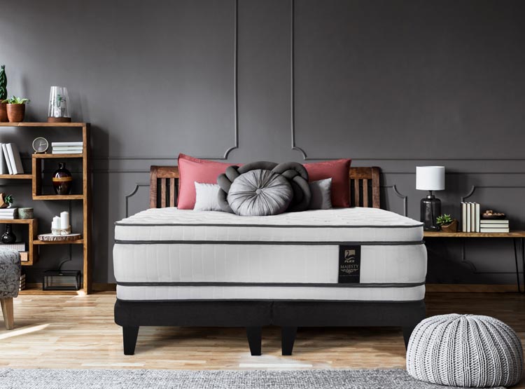 CAMA EUROPEA FLEX MAJESTY KING B/D + 2 ALMOHADAS ROYAL - 5