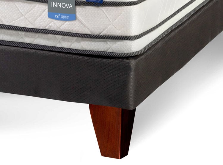 CAMA EUROPEA FLEX INNOVA 1 PLAZA + RESPALDO ROYAL NEGRO - 3