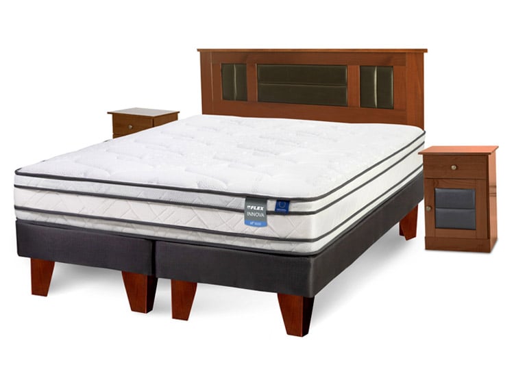 CAMA EUROPEA FLEX INNOVA 2 PLAZAS B/D + SET LORRAIN - 2