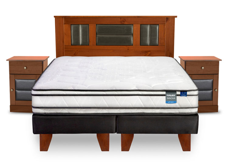 CAMA EUROPEA FLEX INNOVA KING B/D + SET LORRAIN - 1