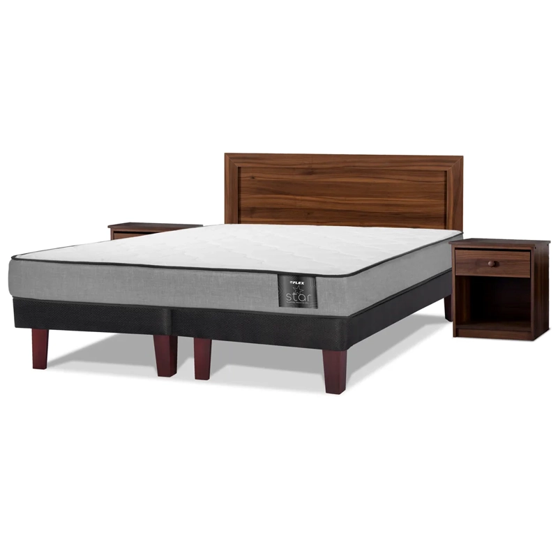 CAMA EUROPEA FLEX STAR 2 PLAZAS B/D + SET ASTURIAS - 2