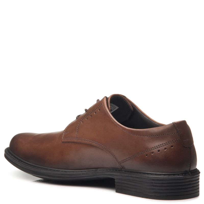 ZAPATOS HOMBRE PEGADA FORMALES CUERO CAFÉ 125355-02 - 3