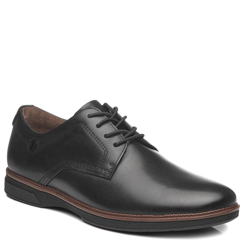 ZAPATOS CUERO HOMBRE PEGADA NEGRO 126701-02 - 2