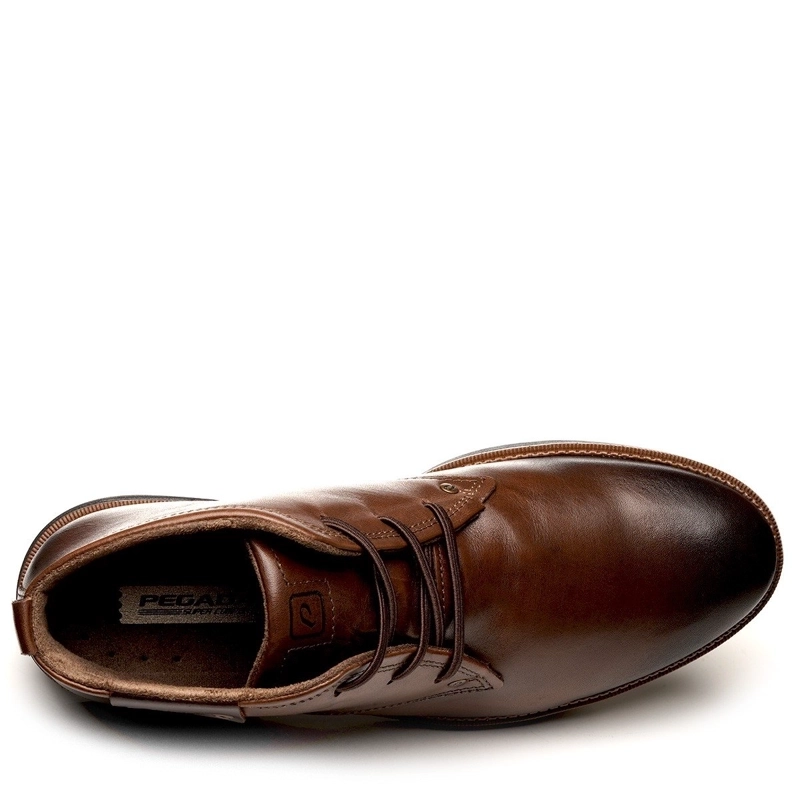 BOTINES CUERO HOMBRE PEGADA CHOCOLATE 126751-01 - 4