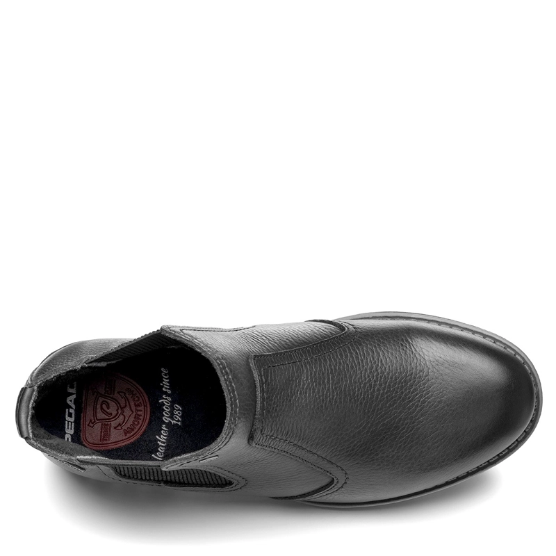 BOTINES CUERO HOMBRE PEGADA NEGRO 180788-07 - 4
