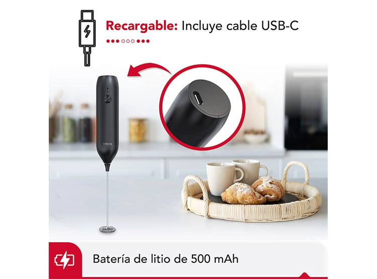 ESPUMADOR DE LECHE THORBEN THOR USB MILK FROTHER - 4