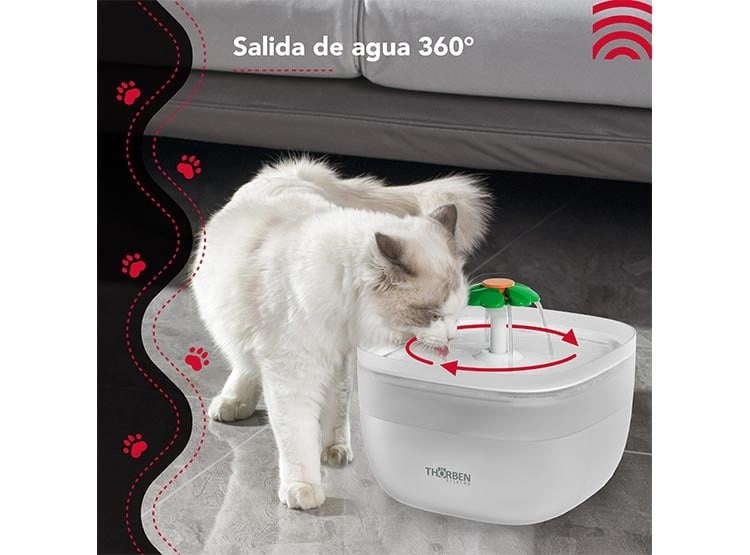 BEBEDERO PERROS Y GATOS THOR PET WATER FOUNTAIN THORBEN - 6