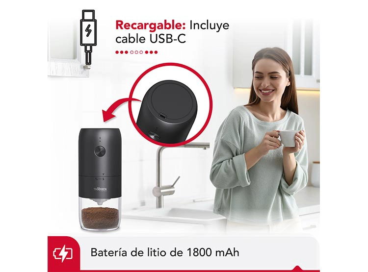 MOLEDORA DE CAFÉ THORBEN THOR USB COFFEE GRINDER - 4