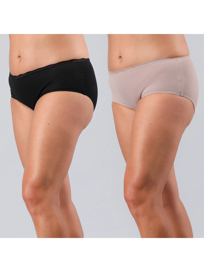 PACK 2 CALZONES MUJER FLORES MAXI BONDED 25498 - 1