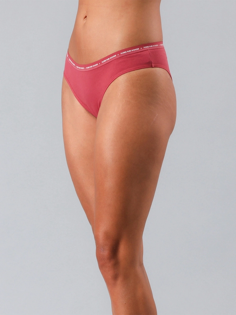 PACK 6 CALZONES BIKINI ALGODÓN MUJER FLORES MULTICOLOR LOGO 25541 - 6