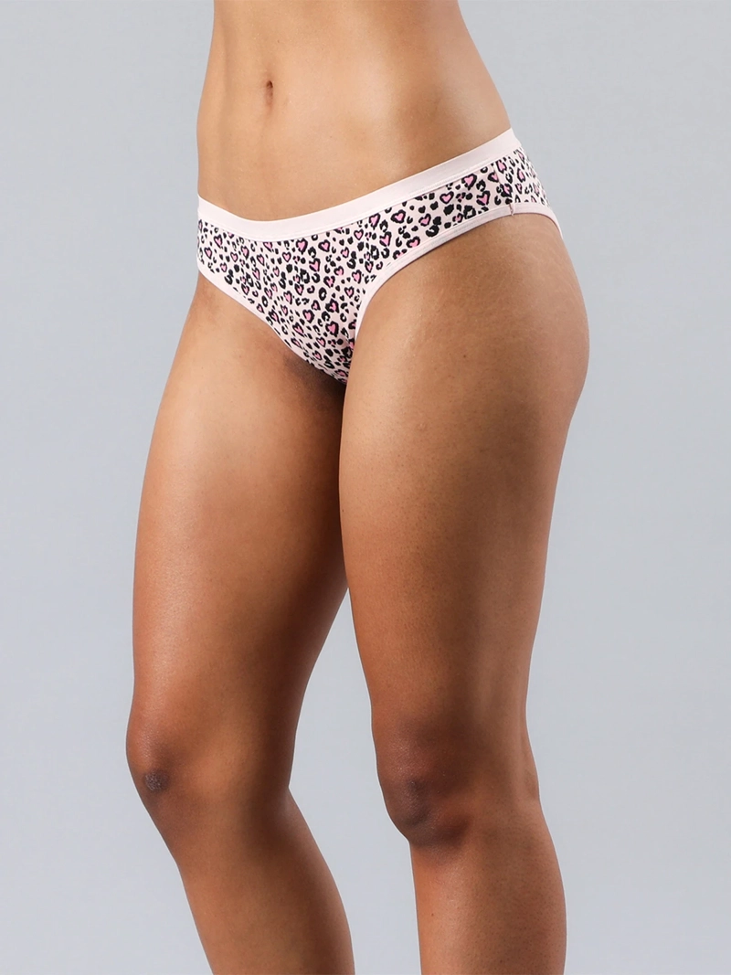 PACK 6 CALZONES BIKINI ALGODÓN MUJER FLORES PRINT 25546 - 2