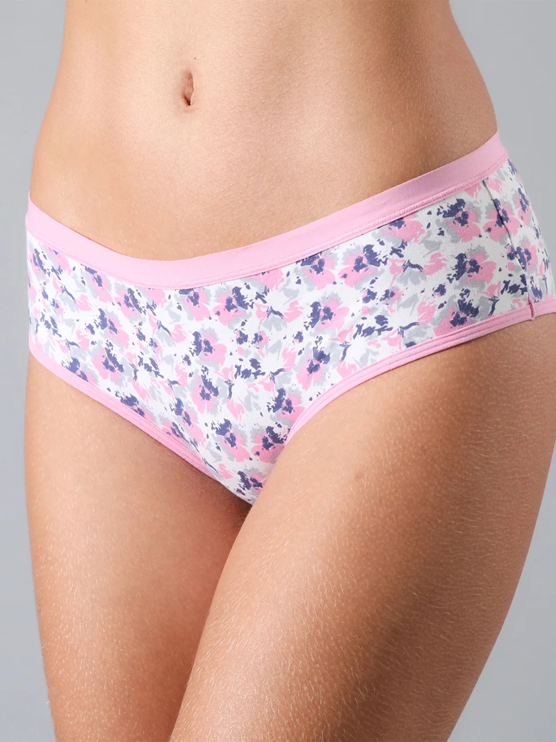 PACK 6 CALZONES PANTALETAS ALGODÓN MUJER FLORES PRINT 25547 - 4