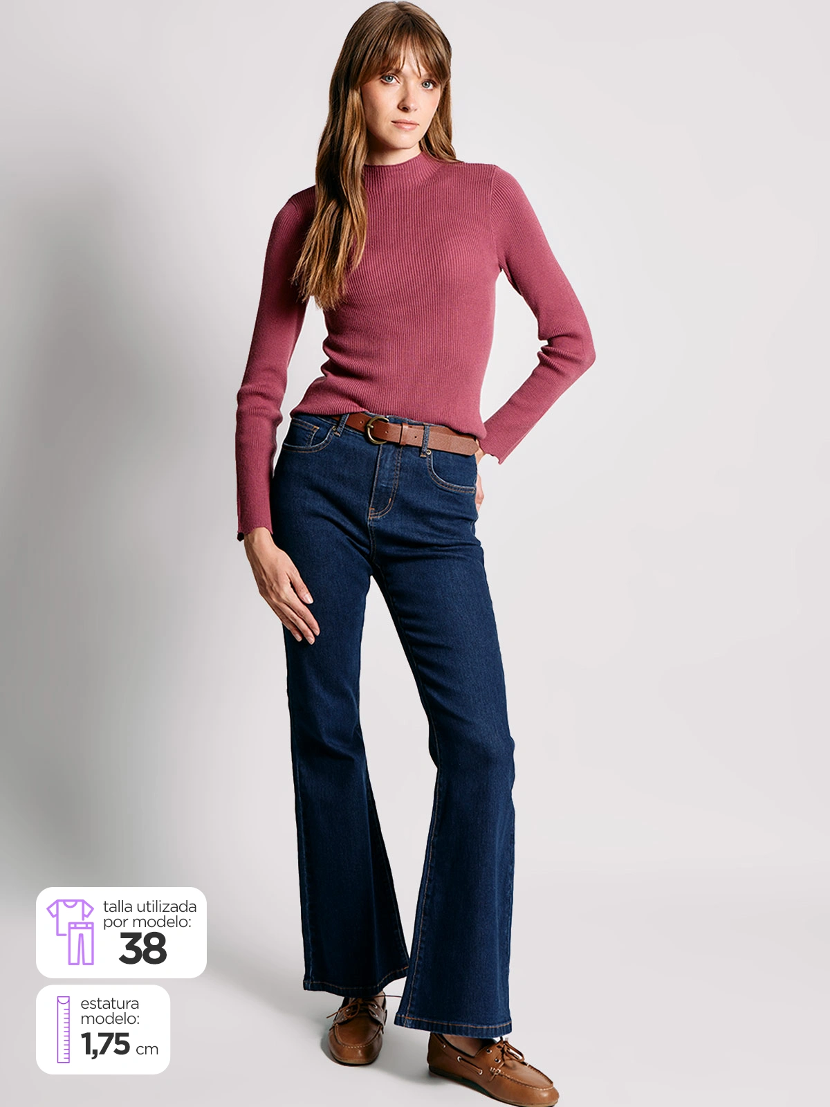 JEANS MUJER REGATTA FLARE ALGODÓN  - 1