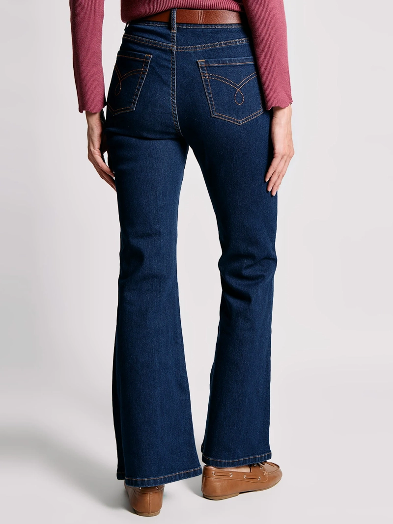 JEANS MUJER REGATTA FLARE ALGODÓN  - 3